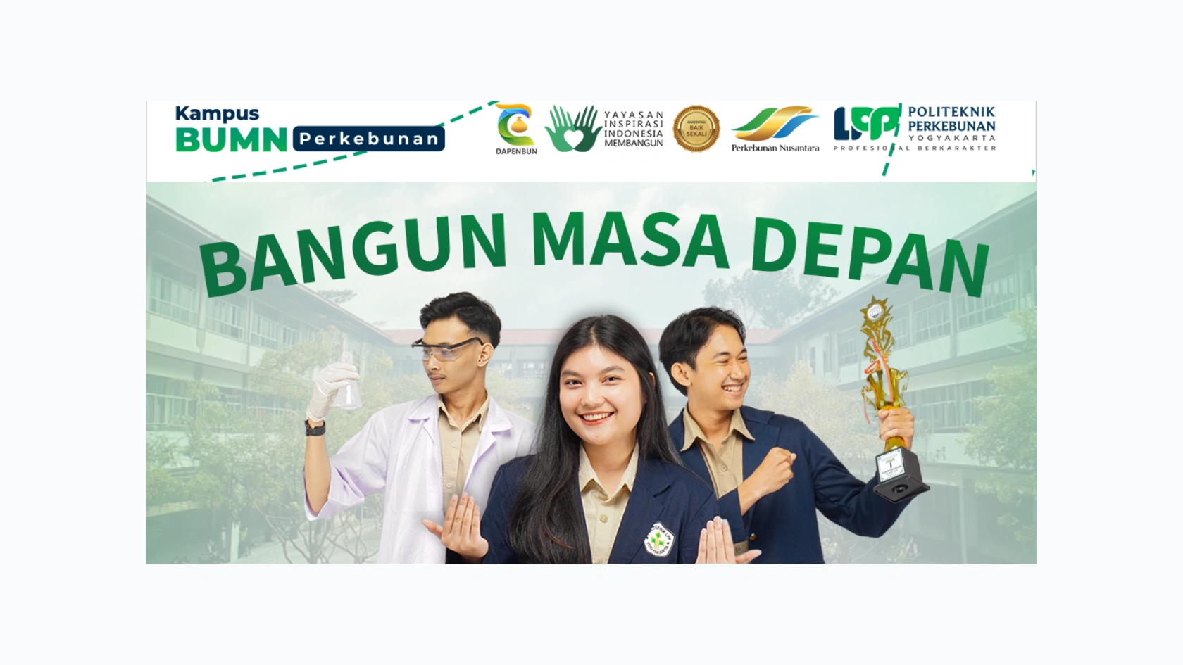 Ingin kuliah gratis di bidang perkebunan? Simak syarat, jadwal, dan cara daftar Beasiswa DAPENBUN Politeknik LPP Yogyakarta. Kuota terbatas!