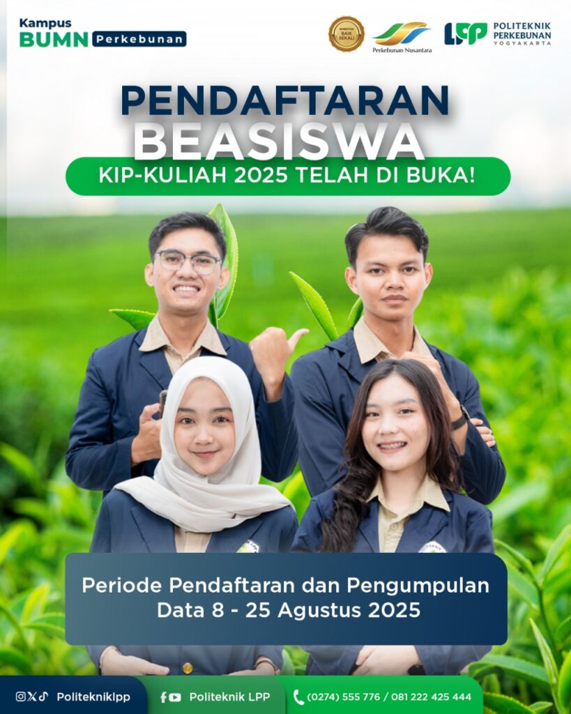 D4 Pengelolaan Perkebunan - Politeknik LPP Yogyakarta untuk mencetak manajer profesional, prospek magang BUMN, dan karier cemerlang!
